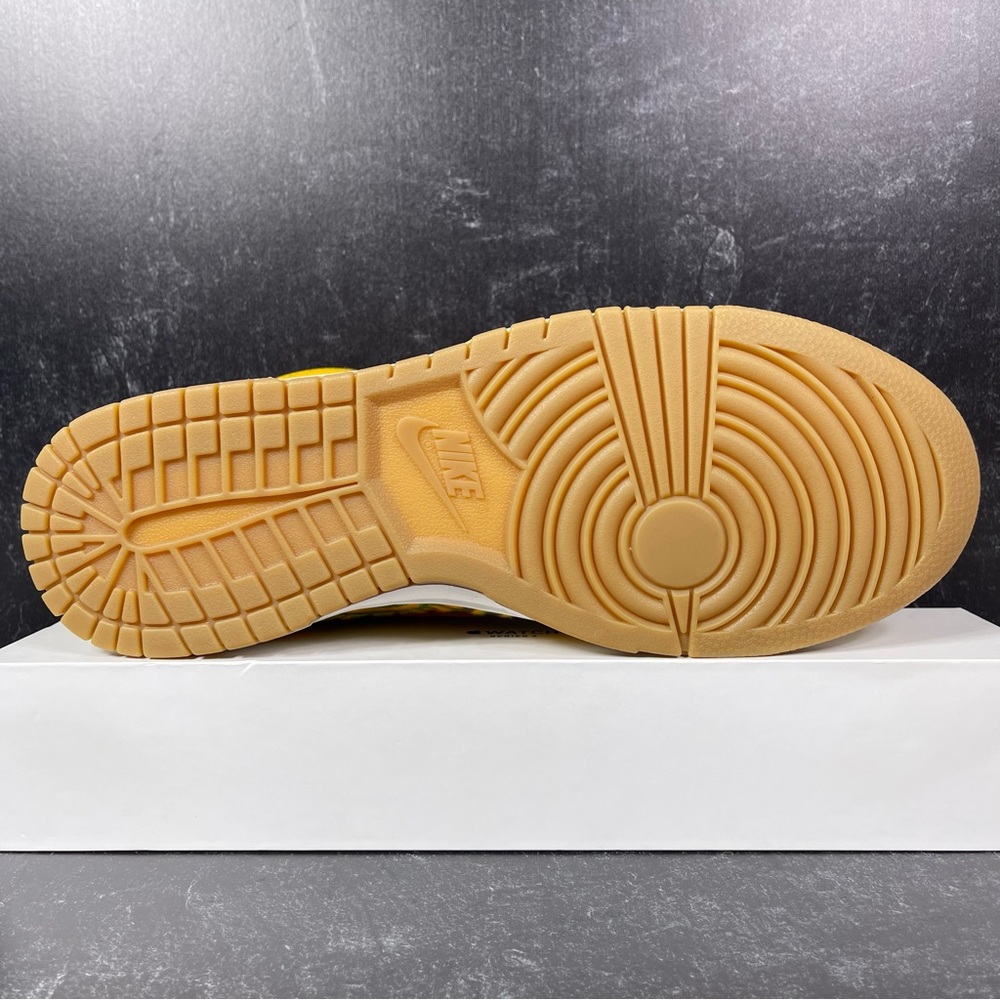 DUNK HIGH PRM SOMOS FAMILIA SHOES SIZE DIA DE MUERTOS GUM SOLE GOLD ORANGE BLACK - Picture 5 of 11